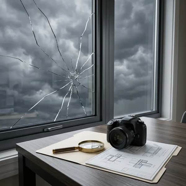 Sturmschaden am Fenster – Dokumentation, Versicherung und Gutachten